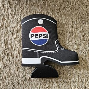 Pepsi Black Boot Can Cooler